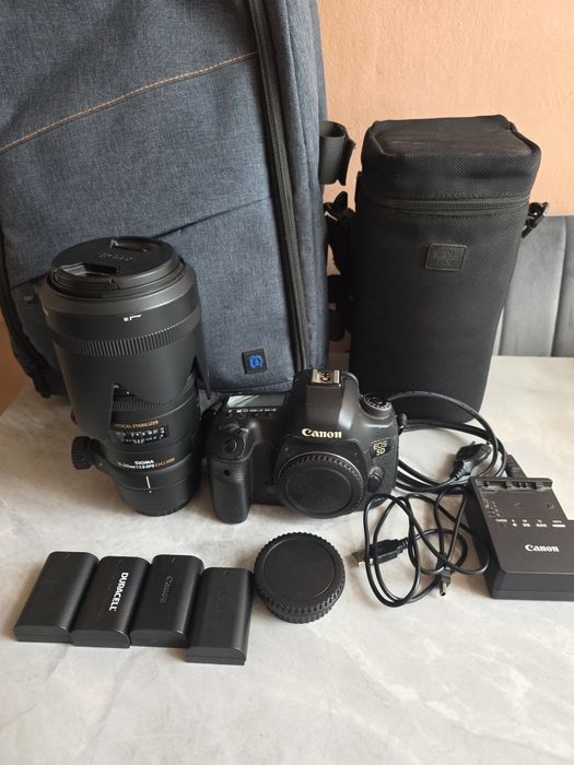 Canon EOS 5D Mark III + Sigma 70-200mm f/2.8 OS HSM + zestaw