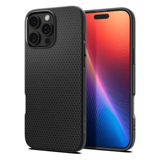 Etui SPIGEN Liquid Air iPhone 16 PRO MAX czarne