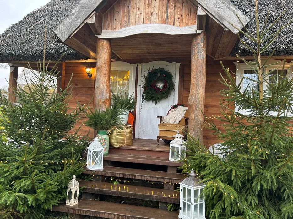 Wynajmę drewniany domek z jacuzzi ( sylwester juz zajety)