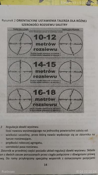 Rozsiewacz Arnasz 10-18m 2020r