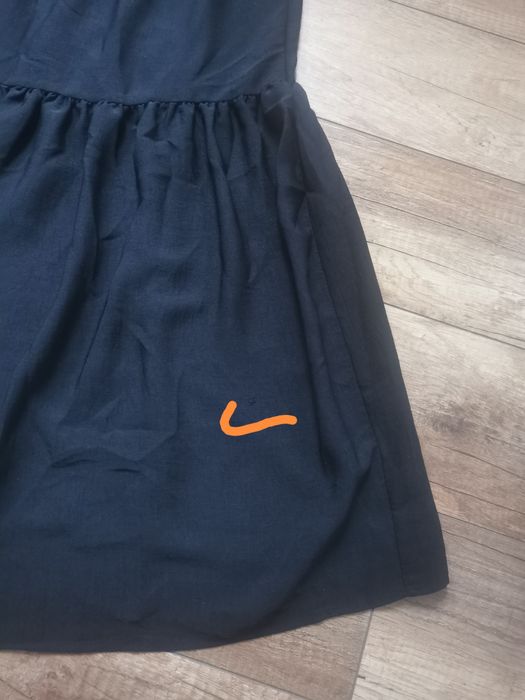 Sukienka czarna maxi 44 hiszpanka