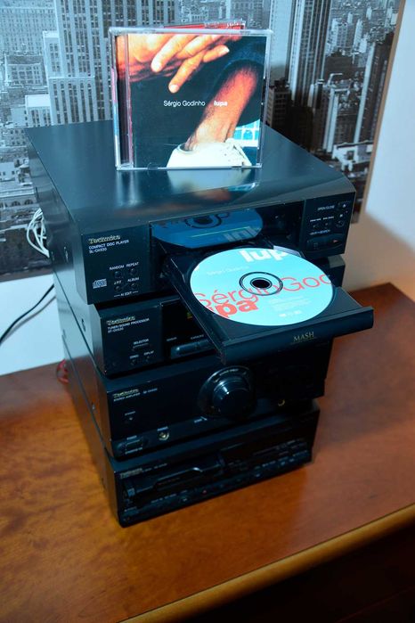 Mini Aparelhagem Technics Preta