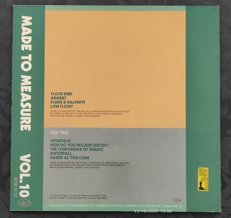 Minimal Compact - Lowlands Flight LP