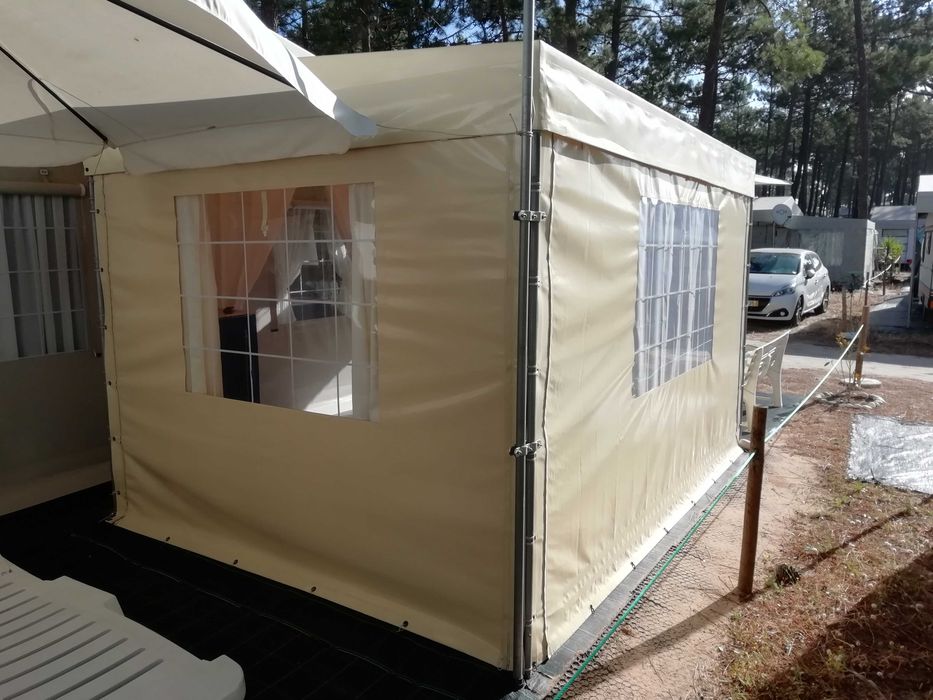 Pérgola para campismo