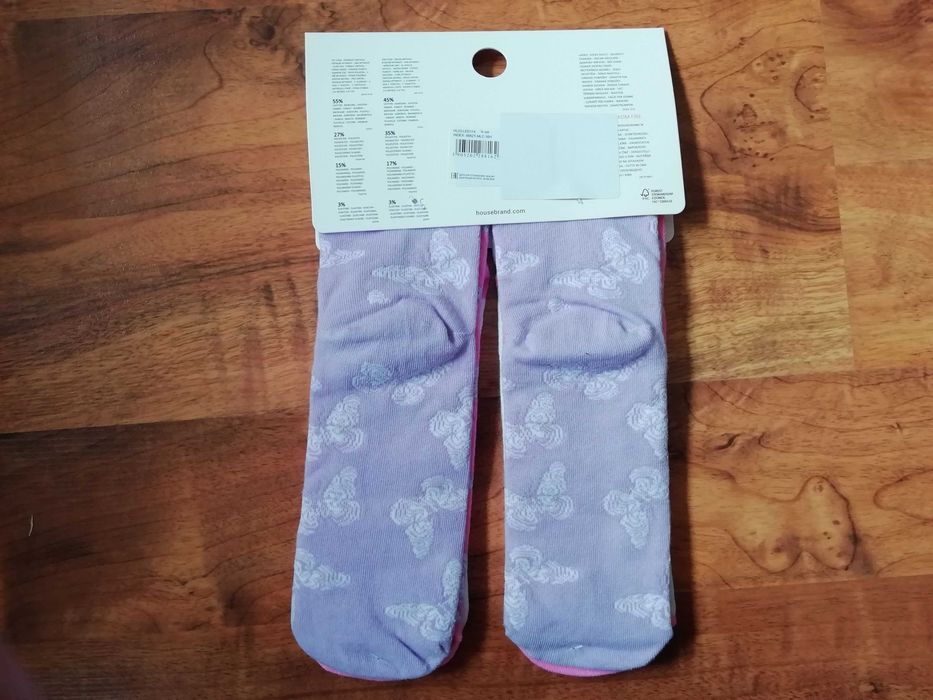 Skarpetki z motywami motyli 3 pary 36-38