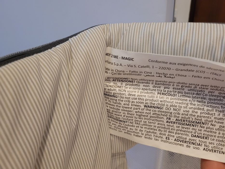 Łóżeczko Dostawka Chicco Next 2 Me Magic