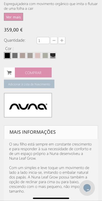 Espreguiçadeira NUNA