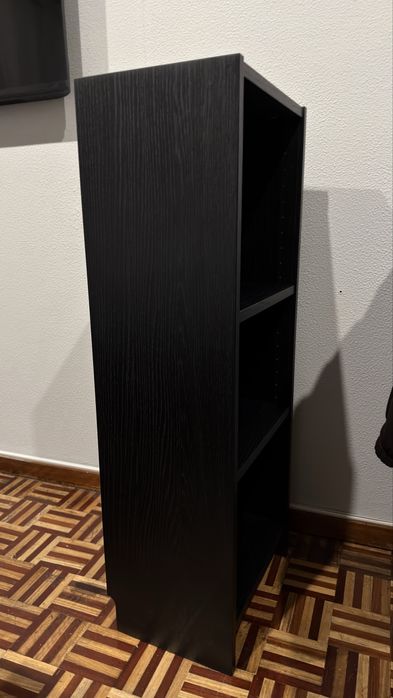 Estante BILLY  preto efeito carvalho