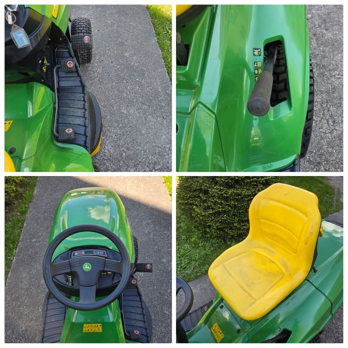 Traktorek kosiarka John Deere 14KM B&S hydro SUPER STAN POLECAM