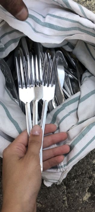 кухонні ножі вилки