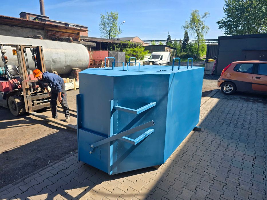 Termos do asfaltu pojemnik kontener 1,5m3 PRODUCENT 1m3 3m3 od ręki FV