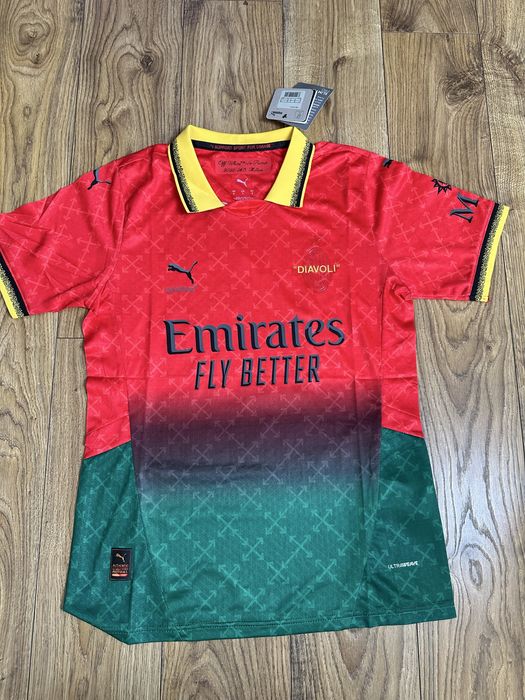 4 koszulki piłkarskie w wersjach meczowych (Saka, Son, Jesus, Leao)