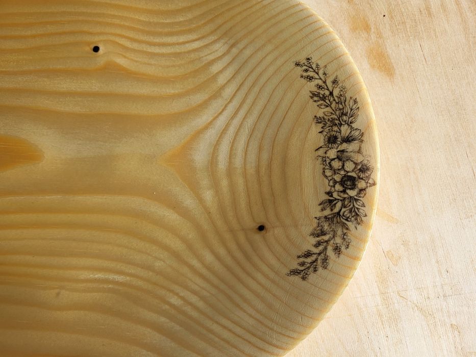 Koryto KORYTKO ozdobne drewniane na mięso I grilla