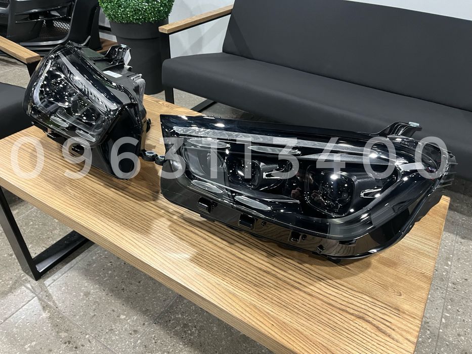 Фары Mercedes GLE W167 C167 Multideam LED стиль Рестайлинг 24+ Оптика