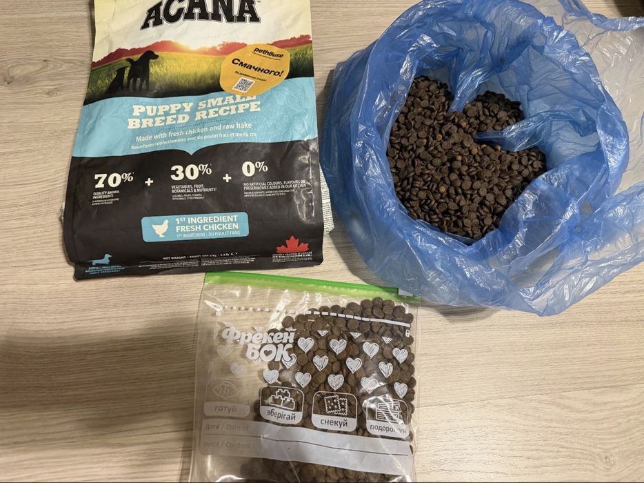 сухой корм для щенков мелких пород acana