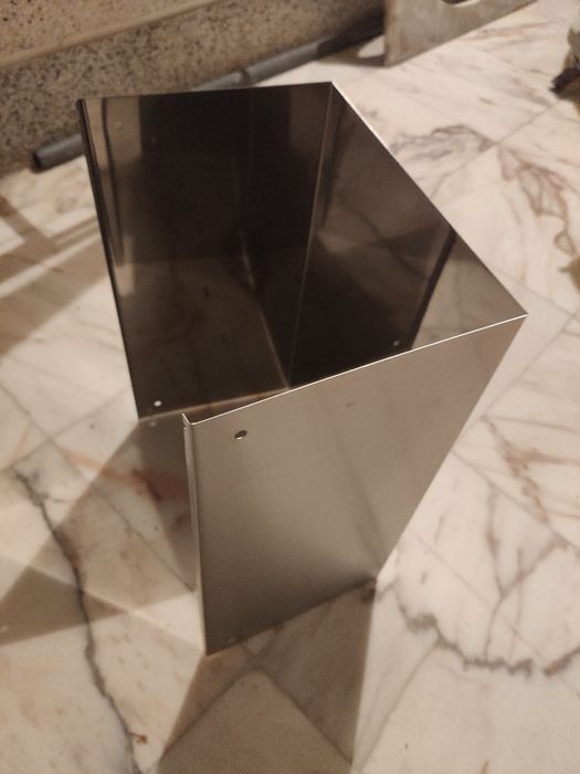 Chaminé em inox para exaustor
