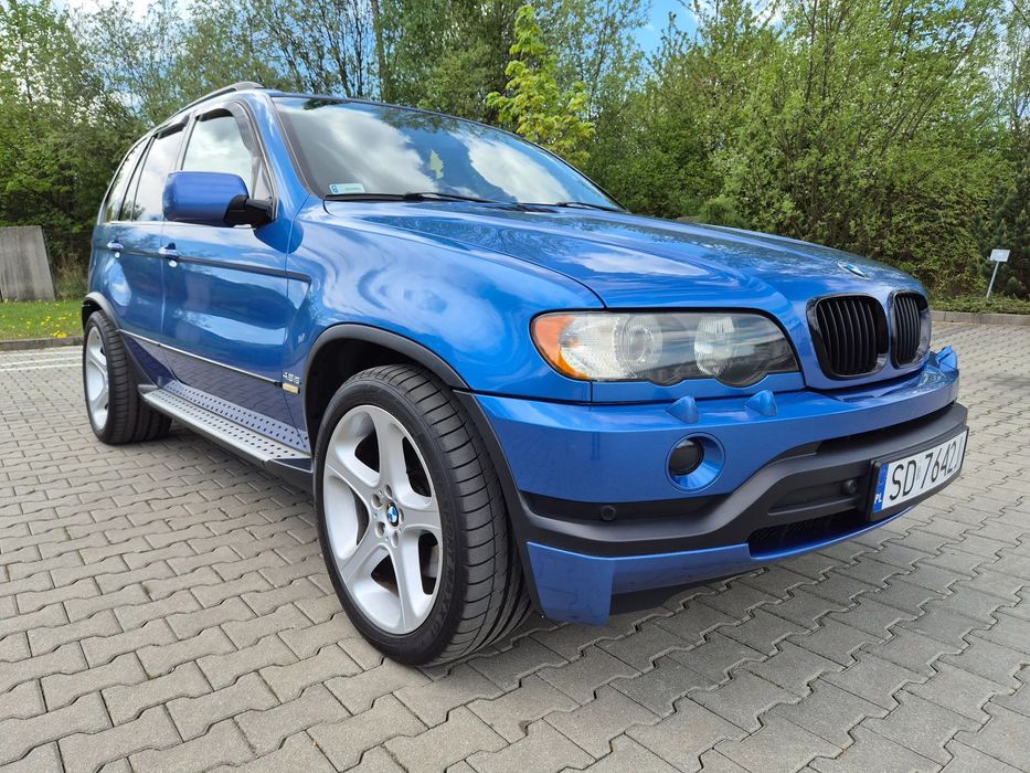 BMW X5 BMW X5 4.6is 347 KM Estorilblau 2001 bardzo zadbany egzemplarz