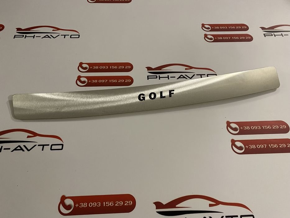 Хром накладка на задний бампер VW Golf-7 Golf 7 VII Универсал