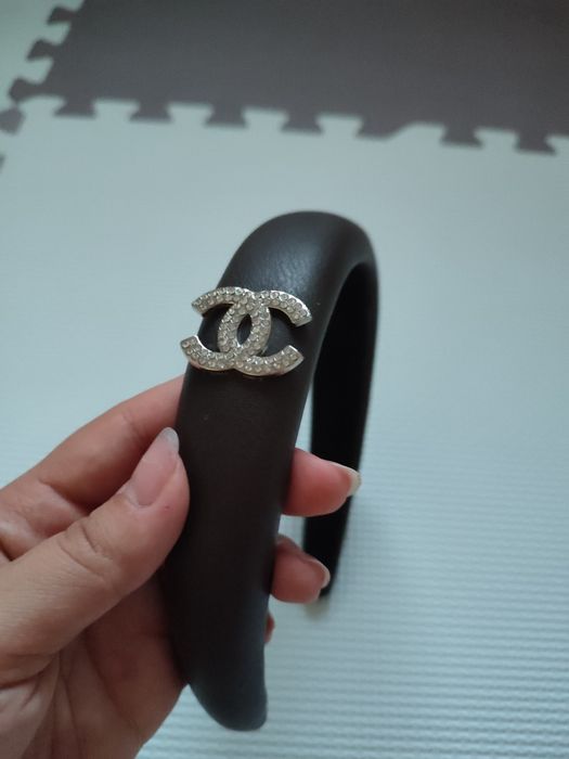 Opaska do włosów C C brązowa