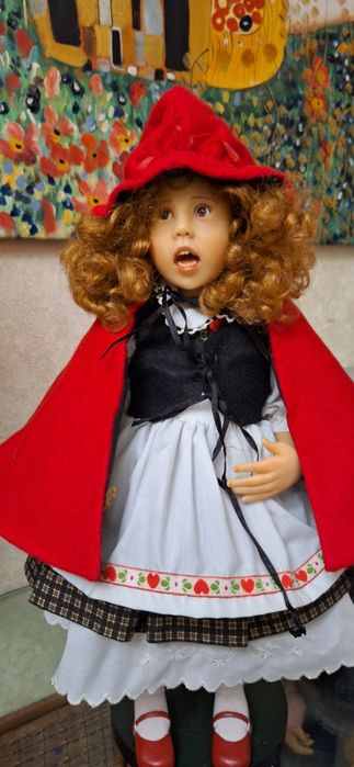 Коллекционная кукла автора Джулия Фишер Красная Шапочка.
