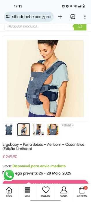 Marsúpio Ergobaby Aerloom Black Pearl
