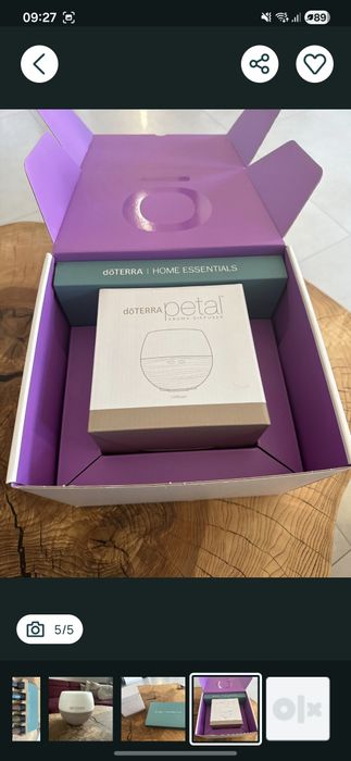 Doterra, zestaw 10 olejków naturalnych, z dyfuzorem Petal 2.0