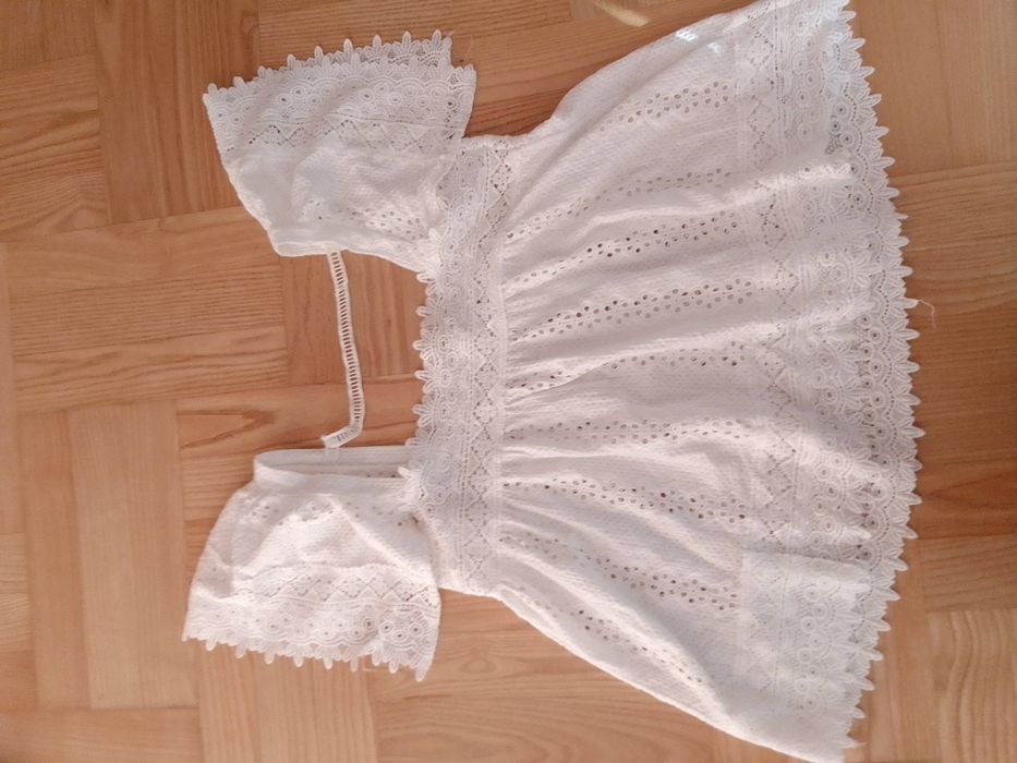 Bluzeczka top letnia biała nowa