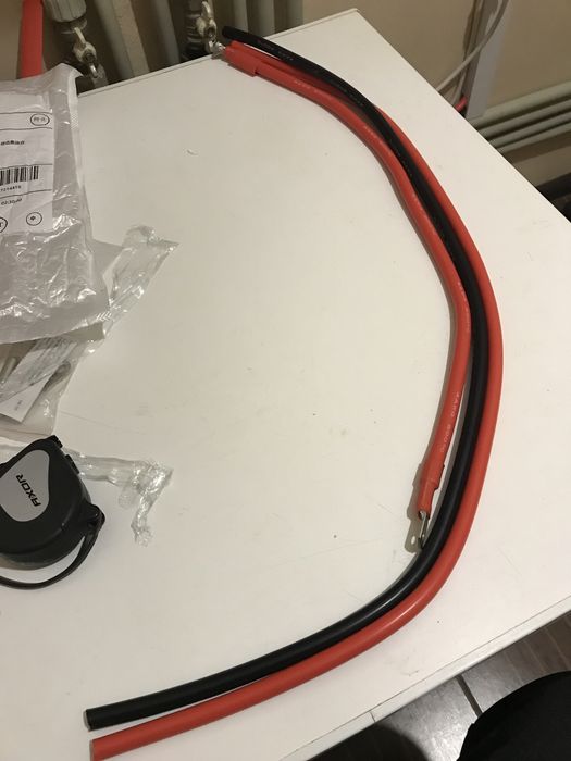 Дріт силіконовий лужений 4 AWG (25 мм.кв.)для LiFePo4 збірок