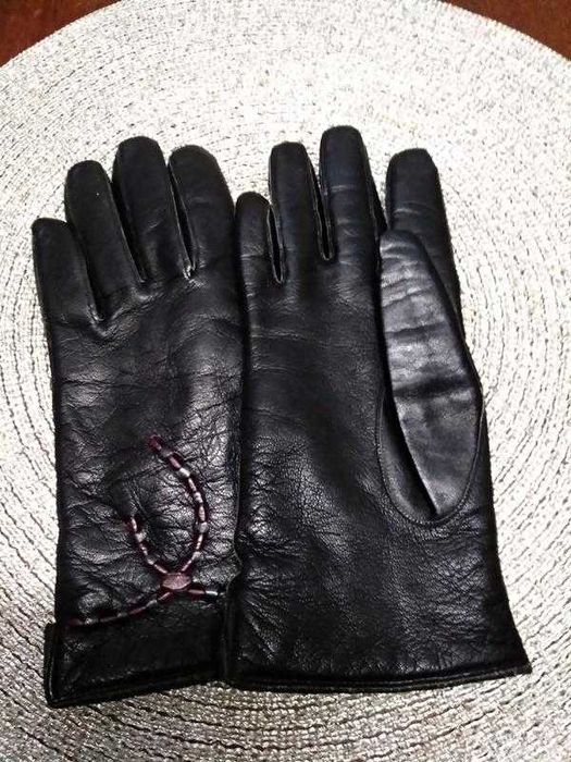 Перчатки кожанные, р.7 и 1/4, из Германии. Новые.