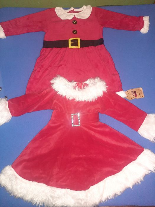 Новогодний костюм платье свитер на 12-18 и 18-24месяца