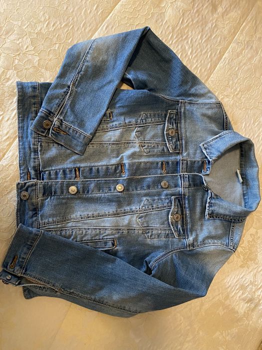 Casaco de ganga para menina