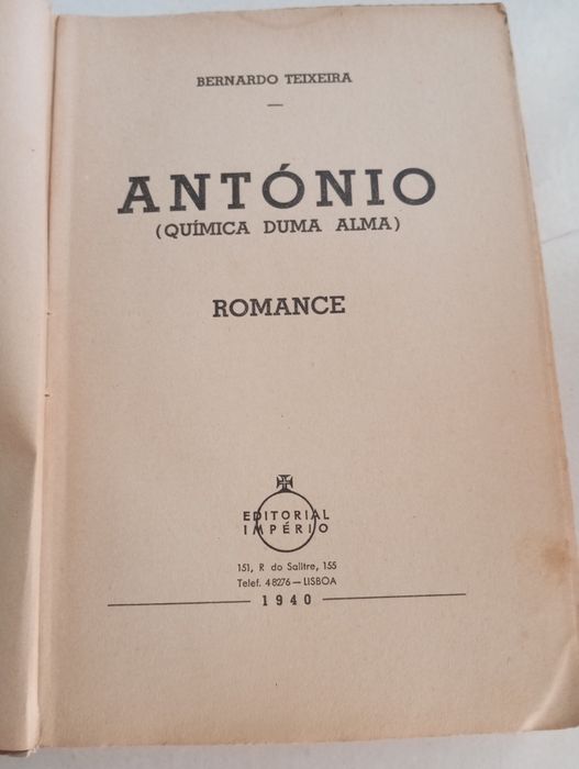 Bernardo Teixeira - António (Química de uma alma)