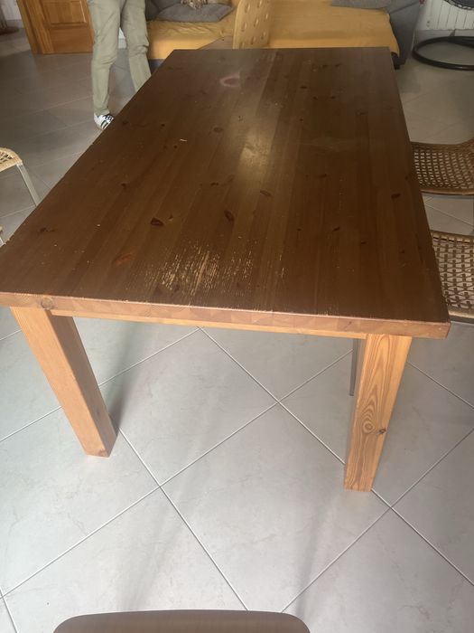 Mesa de sala madeira maciça