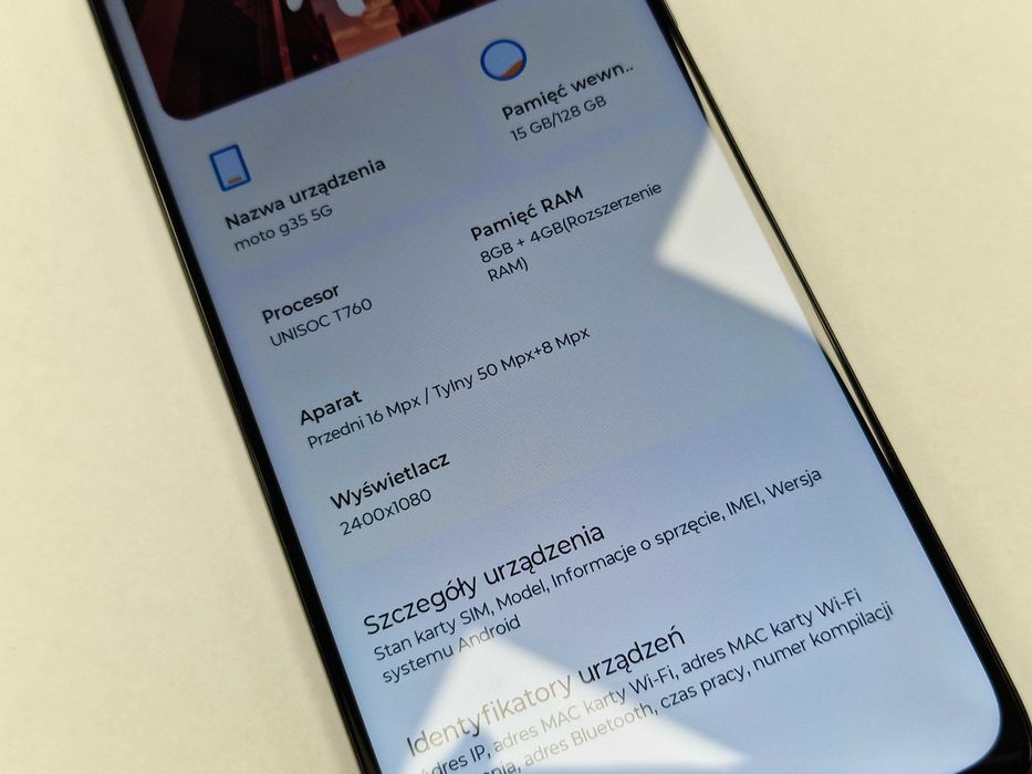 Motorola Moto G35 5G Dual SIM/ 8GB/ 128GB/ Midnight Black/ Grade A-