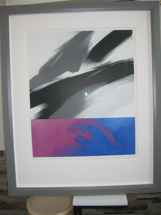 Serigrafia de Paul Mathieu  "Atmosferas I "