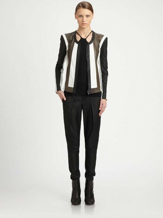 Casaco pele Helmut Lang Pax Preto tamanho XXS XS