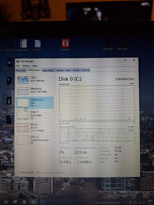 Portátil Lenovo thinkpad