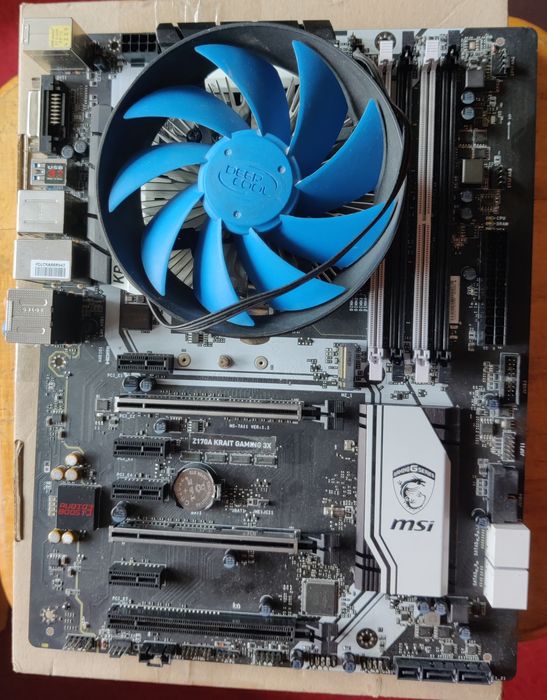 MSI Z170A Krait gaming 3X + CPU Intel 6700T ES QH73