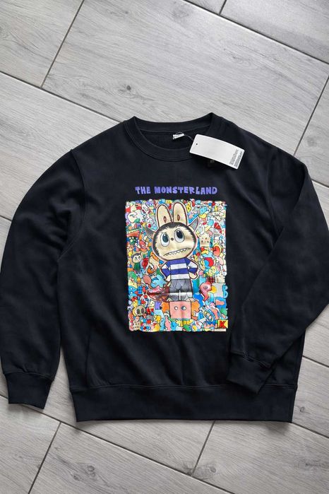 Uniqlo UT – Bluza The Monsterland Czarna Rozmiar S