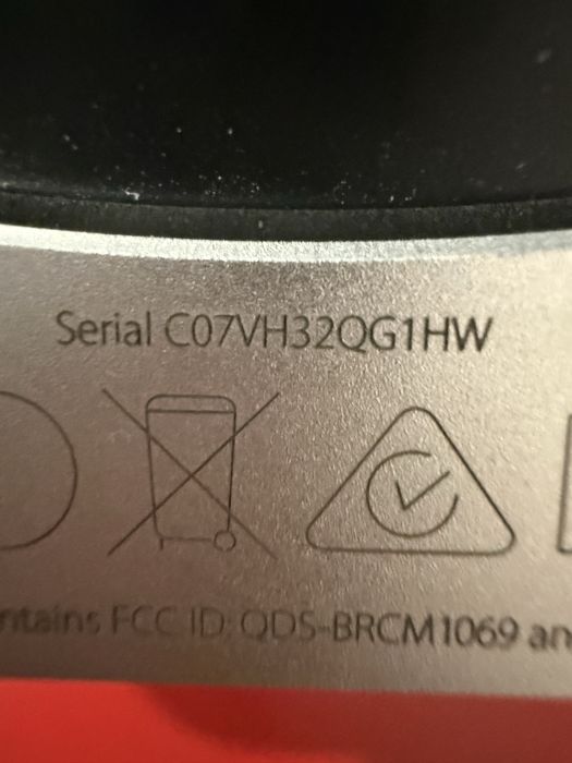 Mac Mini model Late 2014 SSD Intel I5