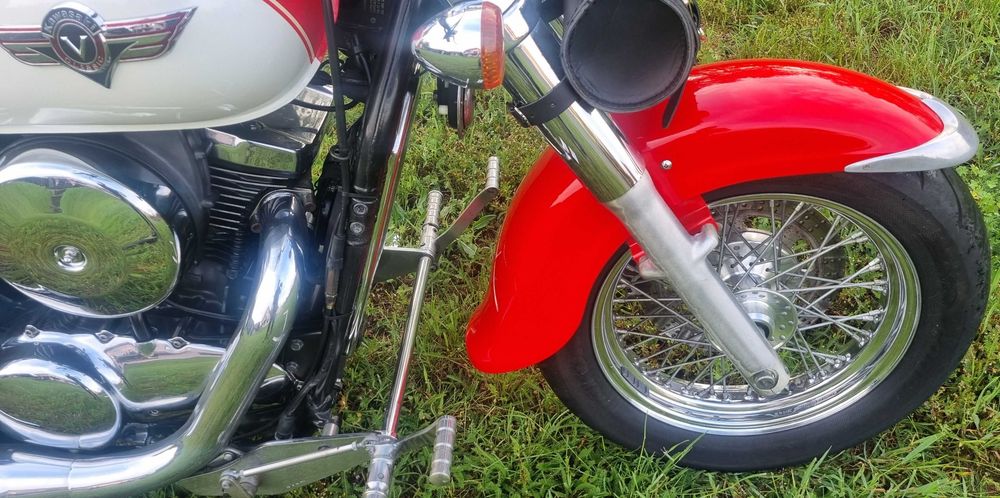 Kawasaki VN800 Classic - Świetny stan - Sakwy - Oparcie