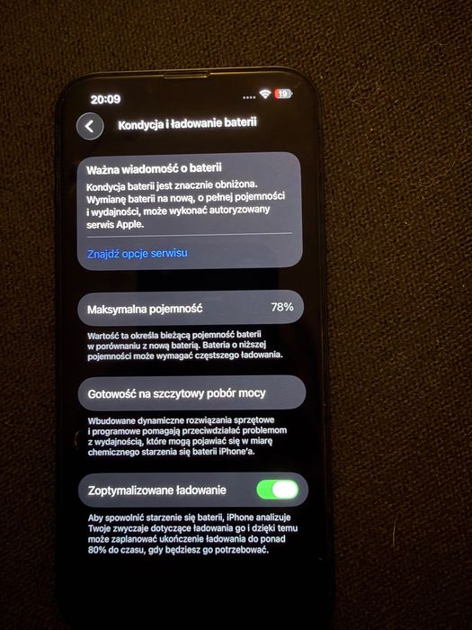 iPhone 13 78% bateria