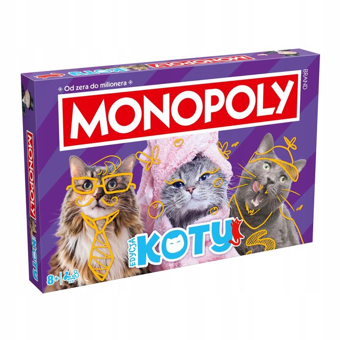 Gra planszowa Monopoly Koty Winning Moves. Winning Moves