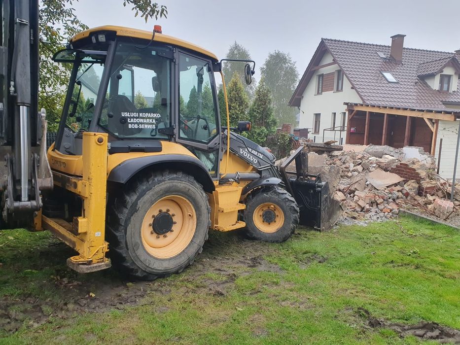 Uslugi koparko-ładowarką oraz minikoparką