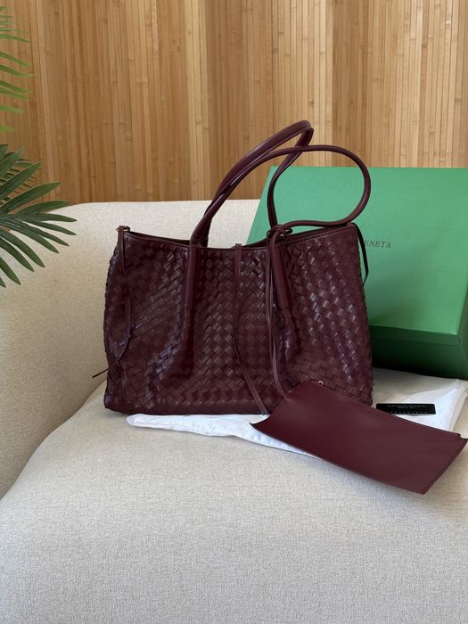 Сумка Bottega Veneta Medium Pinacoteca чорна, бароло