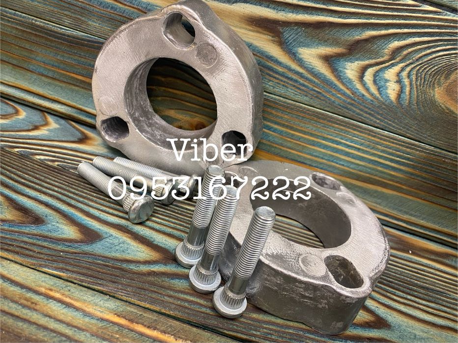 Проставки передние Ниссан Навара Д40 (алюминий 30мм) Nissan Navara