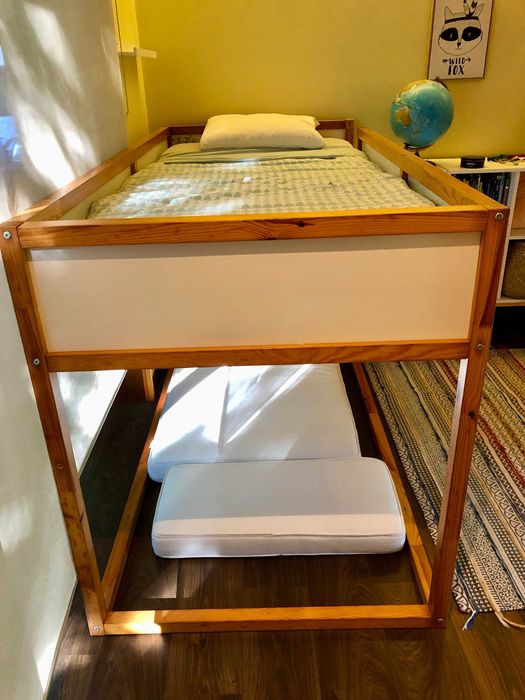 KURA Cama de criança reversível IKEA 90x200 cm