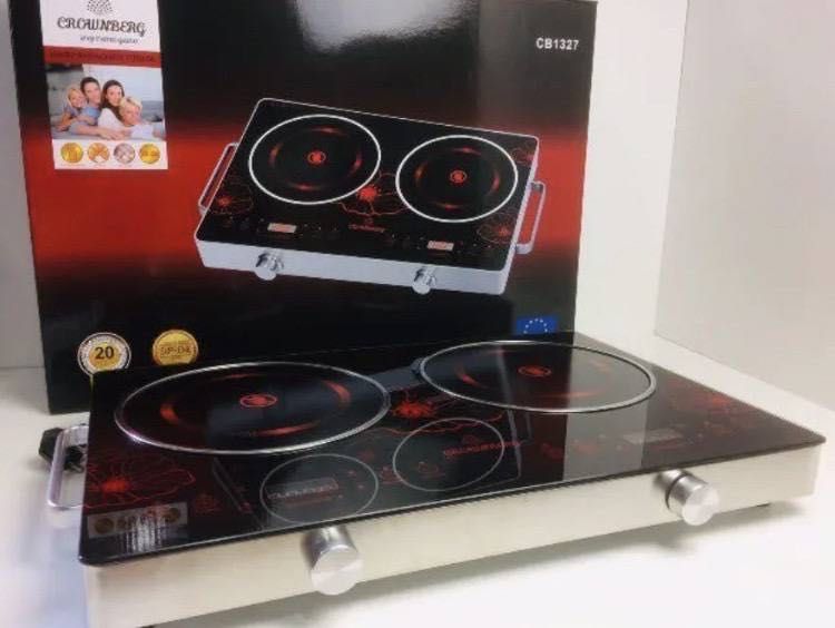 Плита інфрачервона  Crownberg CB-1327 4000Вт электроплита инфракрасная