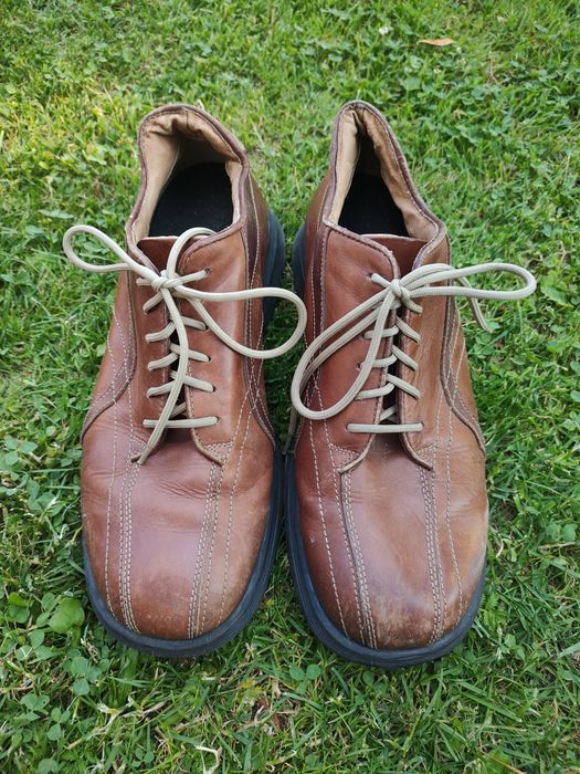 Męskie buty skórzane włoskie