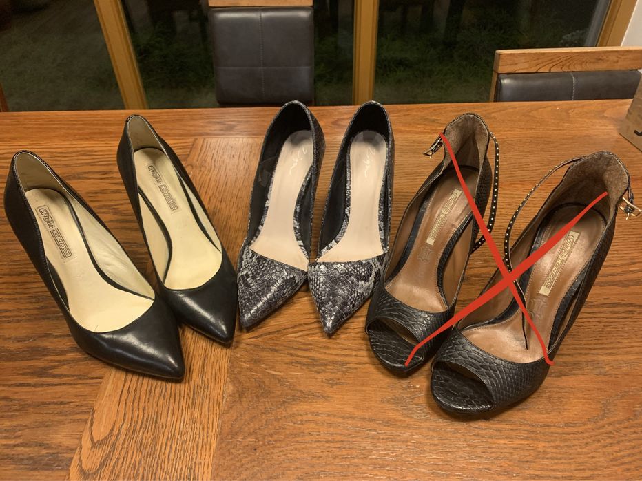 Przecena!! Szpilki Buffalo/Zign 3 pary, wysokie